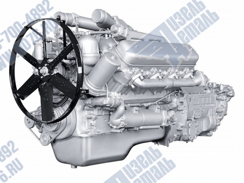 Картинка для Двигатель ЯМЗ 238ДЕ2 с КП и сцеплением 20 комплектации
